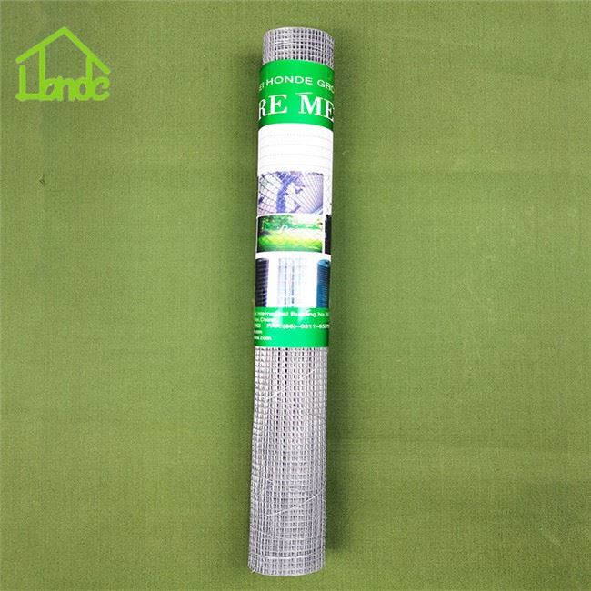 1m*25m Silver Chicken Thickness Welded Wire Mesh Production