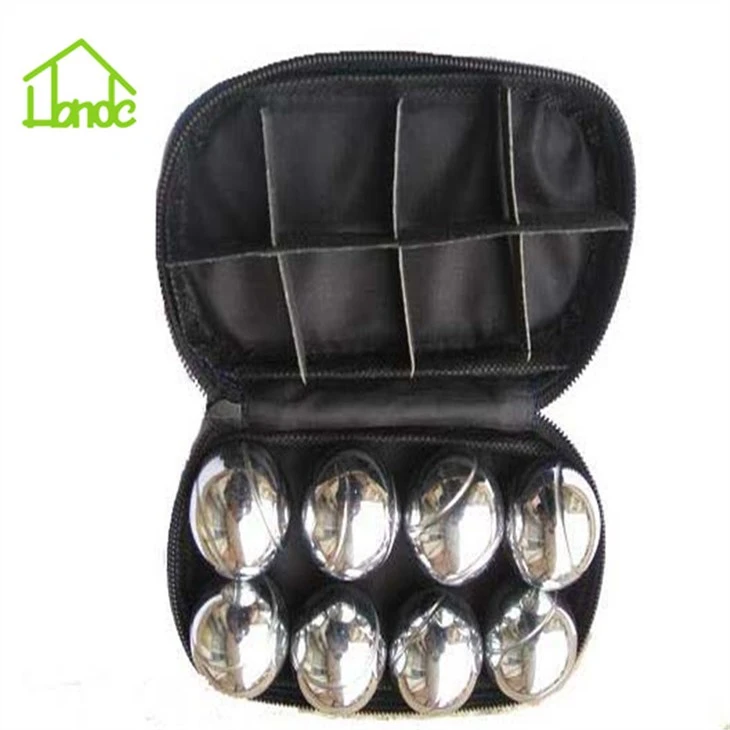 8 Ball Set Backyard Bocce Ball Court On Grass